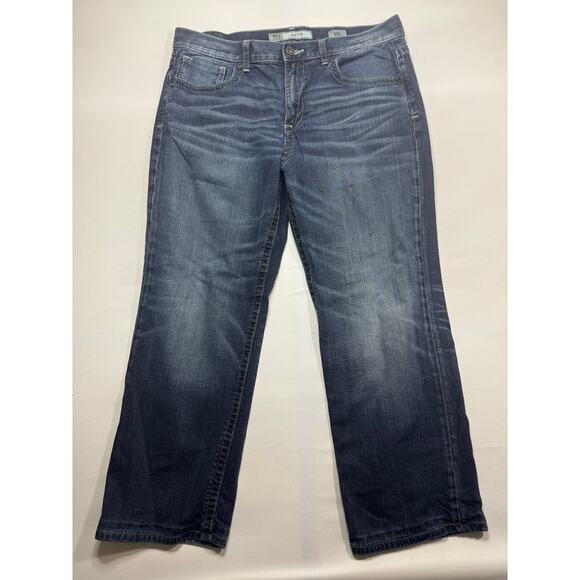 BKE Other - BKE Buckle Men's Seth Straight Leg Blue Denim Jeans - Size 38L (38x28) *HEMMED*